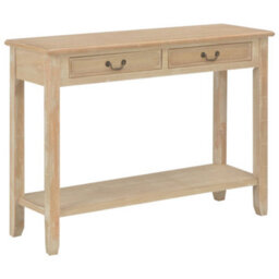 Berkfield Console Table 110X35X80 Cm Wood - thumbnail 1