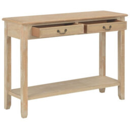Berkfield Console Table 110X35X80 Cm Wood - thumbnail 2