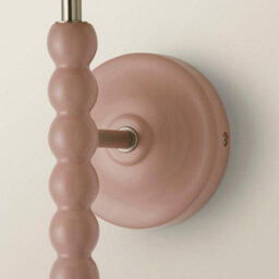 Valuelights Bobbin Pink Wall Light With Scallop Shade - thumbnail 5
