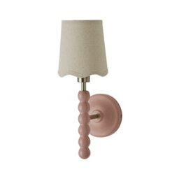 Valuelights Bobbin Pink Wall Light With Scallop Shade - thumbnail 6