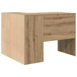 Berkfield Corner Desk Artisan Oak 102X88X75 Cm Engineered Wood - thumbnail 8