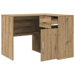 Berkfield Corner Desk Artisan Oak 102X88X75 Cm Engineered Wood - thumbnail 6
