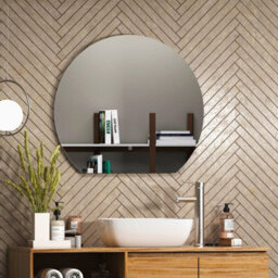 Royal Bathrooms Enso 800 X 800mm Round Undercut Led Illuminated Anti-Fog Mirror - thumbnail 2