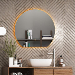 Royal Bathrooms Enso 800 X 800mm Round Undercut Led Illuminated Anti-Fog Mirror - thumbnail 8