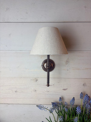 THE WALL LIGHTING COMPANY LIMITED Waffle Fabric Shade For Wall Lights And Table Lamps - image 1
