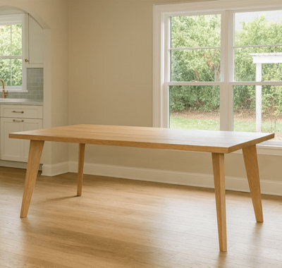 Ashford Blake Corbridge Solid Oak Dining Table by B&Q | ufurnish.com