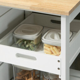 Homcom Rolling Kitchen Island Cart, Bar Serving Cart, Compact Trolley White - thumbnail 9