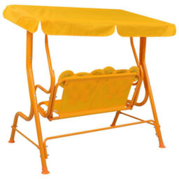 Walplus Kids Swing Bench Yellow 115X75X110 Cm Fabric - thumbnail 4