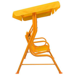 Walplus Kids Swing Bench Yellow 115X75X110 Cm Fabric - thumbnail 3