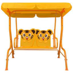 Walplus Kids Swing Bench Yellow 115X75X110 Cm Fabric - thumbnail 2