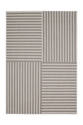 County Multi Stripe Natural Modern Flatweave Rug By Oriental Weavers-120Cm X 170Cm - thumbnail 1
