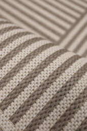 County Multi Stripe Natural Modern Flatweave Rug By Oriental Weavers-120Cm X 170Cm - thumbnail 4