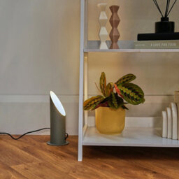 Valuelights Cement Stone Effect Metal Table/floor Standing Uplighter Wall Wash Lamp - Bulb Included 3000K Warm White - thumbnail 8