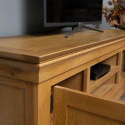Elm Home And Products Elm Home And Garden Quality Premium Oak Dressing Table Vanity Mirror Fully Assembled - thumbnail 4