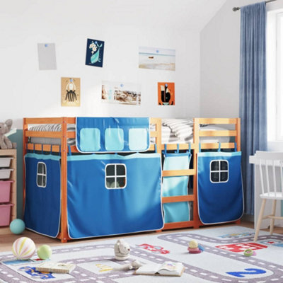 Berkfield Bunk Bed Without Mattress Blue 80X200 Cm Solid Wood Pine - image 1