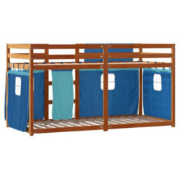 Berkfield Bunk Bed Without Mattress Blue 80X200 Cm Solid Wood Pine - thumbnail 7