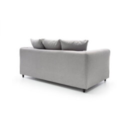 Abakus Direct Darcy 2 Seater Sofa In Light Grey Linen Fabric - thumbnail 3