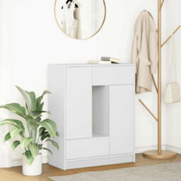 Berkfield Sideboard With Drawers And Doors White 73X31X90 Cm - thumbnail 1