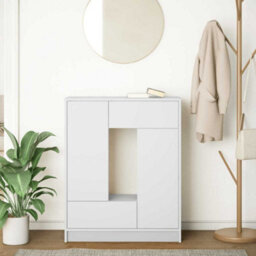 Berkfield Sideboard With Drawers And Doors White 73X31X90 Cm - thumbnail 3