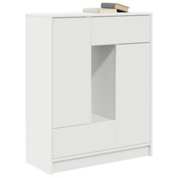 Berkfield Sideboard With Drawers And Doors White 73X31X90 Cm - thumbnail 4