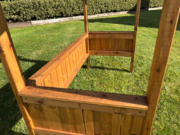 Charles Taylor Imperial Outdoor Garden Wooden Bbq Shelter Gazebo Arbour - thumbnail 3