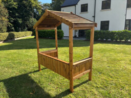 Charles Taylor Imperial Outdoor Garden Wooden Bbq Shelter Gazebo Arbour - thumbnail 4