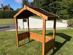 Charles Taylor Imperial Outdoor Garden Wooden Bbq Shelter Gazebo Arbour - thumbnail 6