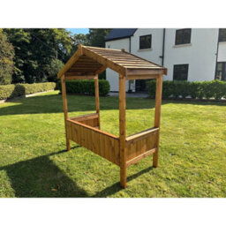 Charles Taylor Imperial Outdoor Garden Wooden Bbq Shelter Gazebo Arbour - thumbnail 5