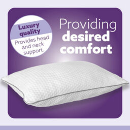 Aamira Premium Orthopaedic Shredded Memory Foam Bed Pillow 70X45Cm, Neck Back & Side Support, Bamboo Washable Cover - thumbnail 3