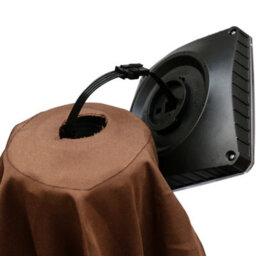 Rinse Bathrooms Coffee Garden Parasol With Solar Powered Lights With Tilt And Crank Handle Outdoor Patio Umbrella Mechanism 2.5M - thumbnail 5