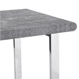 Furniture in Fashion Carlo Wooden Computer Desk In Concrete Effect With Chrome Legs - thumbnail 9