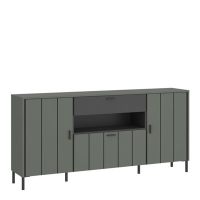Furniture To Go Arundel Sideboard 2 Door 1 Flap 1 Drawer In Green/grey - image 1