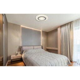 Luminosa Lighting Luminosa Sabatino Integrated Led Semi Flush Ceiling Light White Led Dimmable 2700-6000K Remote Control - thumbnail 9