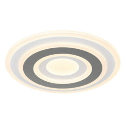 Luminosa Lighting Luminosa Sabatino Integrated Led Semi Flush Ceiling Light White Led Dimmable 2700-6000K Remote Control