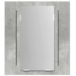 Walplus Led Bathroom Mirror Cabinet Concrete Grey 40X12X45 Cm Acrylic - thumbnail 9