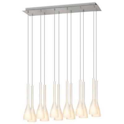 Luminosa Lighting Luminosa Vase Straight Bar Pendant Ceiling Light Stainless Steel