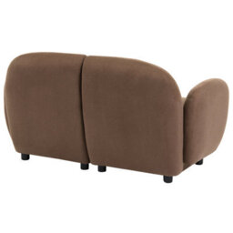 Beliani Sofa 2 Seater Jule Fabric Brown - thumbnail 5