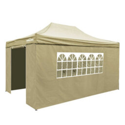 Dellonda Premium 3X4.5M Pop-Up Gazebo & Side Walls With Carry Bag, Stakes & Weight Bags - thumbnail 1