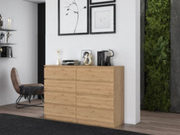 M8 140 Large Malwa Chest Of Drawers Artisan Oak - thumbnail 7