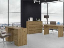 M8 140 Large Malwa Chest Of Drawers Artisan Oak - thumbnail 4