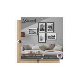 Ak Frames 7X7 Frameless Clip Frame With Shatter-Resistant Perspex - Clip Photo Frame For Prints, Photos And Wall Art - thumbnail 1