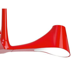 Luminosa Lighting Luminosa Ora Telescopic Convertible To Semi Flush 3 Light E27, Gloss Red/polished Chrome - thumbnail 7
