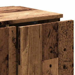 Walplus Tv Cabinet Old Wood 80X34X30 Cm Engineered Wood - thumbnail 7