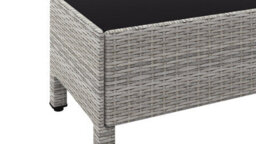 Home Detail 5-Seater Rattan Garden Lounge Set With Coffee Table,  Grey Rattan - thumbnail 7