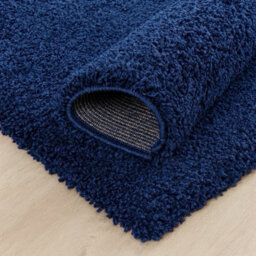 Uetian Navy Blue Dense Pile Rug (120X170 Cm) Plush Soft Carpet For Modern Home Spaces - thumbnail 4
