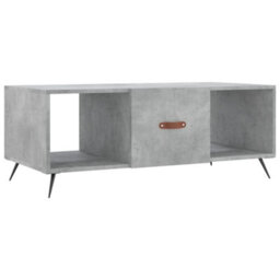 Berkfield Durable Coffee Table Concrete Grey 102X50X40 Cm Engineered Wood - thumbnail 1