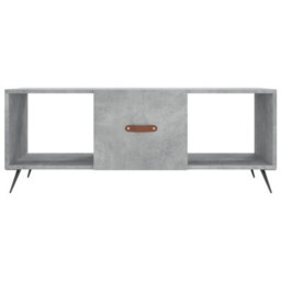 Berkfield Durable Coffee Table Concrete Grey 102X50X40 Cm Engineered Wood - thumbnail 5