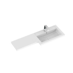 Hudson Reed Fusion Hacienda Charcoal 1000mm Freestanding Right-Hand Basin & Wc Combination Unit - thumbnail 5