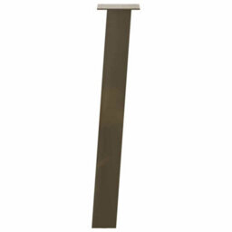 Berkfield Console Table Legs 4 Pcs Natural Steel 72 Cm Steel - thumbnail 5