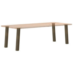 Berkfield Console Table Legs 4 Pcs Natural Steel 72 Cm Steel - thumbnail 8